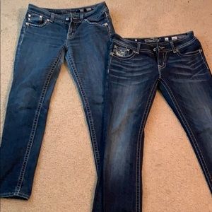 2 Pairs of Miss Me Jeans